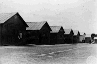 Campo 85, a WW2 Prisoner of War at Tuturano, near Brindisi, Italy. Red Cross photograph  Note on back of file print reads ''Campo 85, near Brindisi 'Britainiques' ''.