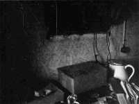 A hidden Radio inside Prisoner of War camp Oflag 79 in Braunschweig (also known Brunswick), Germany. Photograph taken between March and April 1944 by Captain Ian McD Matheson.  Note on back of file reads:
