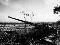 German 88mm used to defend the outskirts of Rimini, Italy.  Photograph taken by G Kaye on the 22nd of September 1944. 